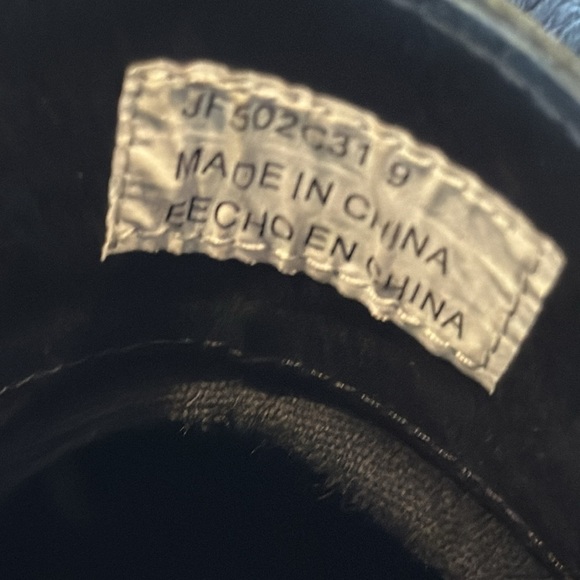 Joe’s Jeans Mitch Black Leather & Textile Combat High-Top Lace-Up Boots Size 9 - Picture 9 of 16